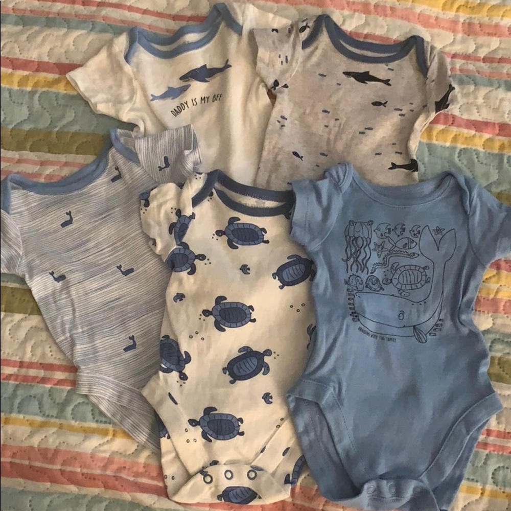 Ocean print on T-shirts